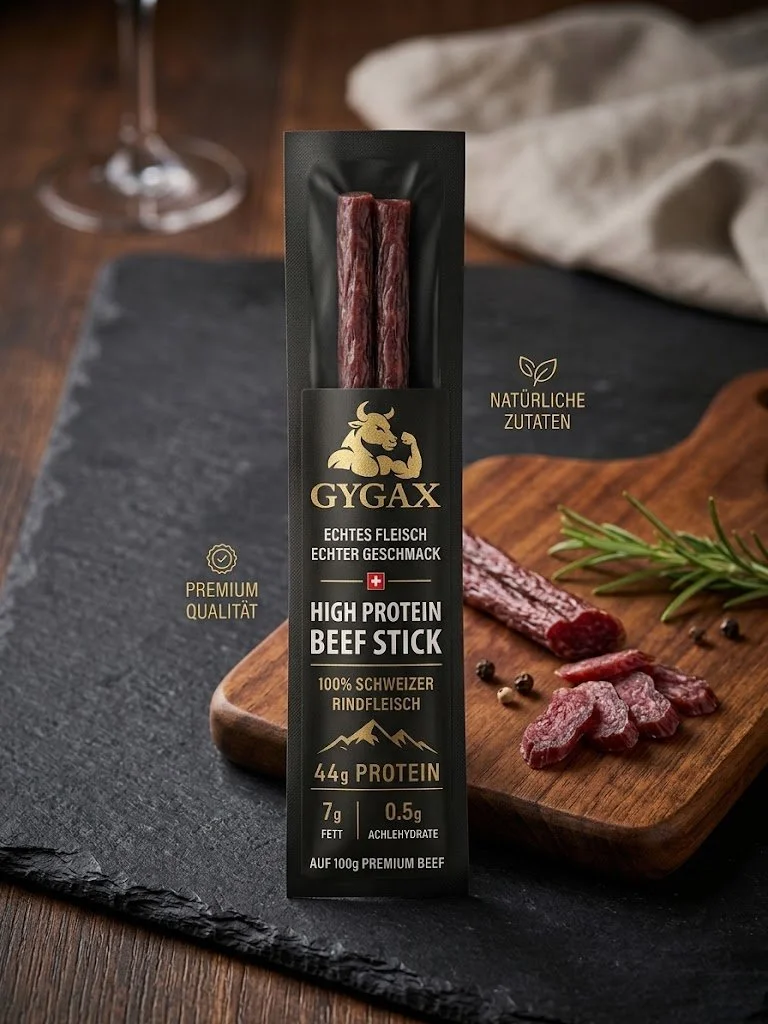 GYGAX Beef Sticks, Packung mit 10 Stück